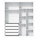 Ver imagem 3 de Quarto de Bebê 4 Portas Tutto New Branco Acetinado - Matic