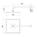 Ver imagem 2 de Chuveiro Nexo 1958 40cm 10 anos de Garantia