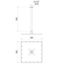 Ver imagem 3 de Chuveiro Nexo de Teto 1958 35cm