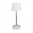 Ver imagem 1 de Luminária de Mesa Led 3 Tons Usb Touch Retrátil Luna Branca