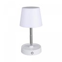 Ver imagem 3 de Luminária de Mesa Led 3 Tons Usb Touch Retrátil Luna Branca