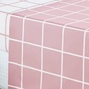 Ver imagem 2 de Jogo Cama Lençol Brooklyn Queen Quadriculado Micropercal 200 Fios 4 Peças - Rosa