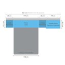 Ver imagem 3 de Guarda Roupa Modulado Casal 8 Portas 6 Gavetas com Cabeceira Master Luciane Moveis