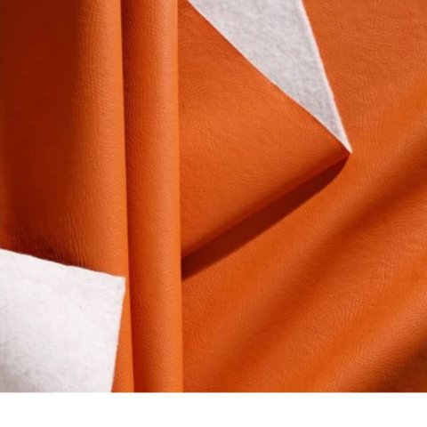 Tecido Courvin Laranja para Puff, Sofa, Cadeira de Escritorio