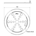 Ver imagem 2 de Grelha Fecho Inox Redondo 2315 C 15cm