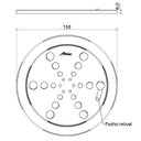 Ver imagem 2 de Grelha Fecho Inox Redondo 2315 C 15cm Cinza Meber Metais