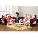 Ver imagem 1 de Protetor de Sofá Estampado Flores 3 e 2 Lugares
