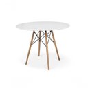 Ver imagem 5 de Conjunto de Mesa Eames Eiffel Redonda 120cm Branco + 5 Cadeiras Brancas