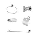 Ver imagem 1 de Kit Acessórios para Banheiro com 5 Peças 501 Minimal C 77