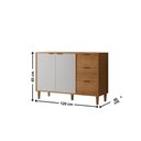 Ver imagem 2 de Balcão de Cozinha Luisa 2 Portas 3 Gavetas MDF 120cm Moderna