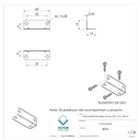 Ver imagem 3 de Kit 50 Cantoneiras Multiuso de Aço Zincada com 4 Furos 4 X 1.4 Cm