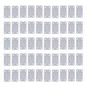 Ver imagem 1 de Kit 50 Cantoneiras Multiuso de Aço Zincada com 4 Furos 4 X 1.4 Cm
