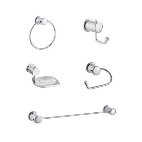 Kit Acessórios para Banheiro com 5 Peças Domus 500 C 40