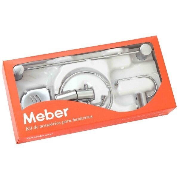 Kit Acessórios para Banheiro com 5 Peças Domus 500 C 40 - 2