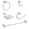 Kit Acessórios Para Banheiro Com 5 Peças Meber C 36 Atria Meber Metais - 1