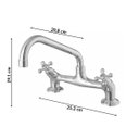 Ver imagem 3 de Torneira com Misturador de Cozinha para Mesa 3002 C 21 Ba Supernova Meber Metais Cromado
