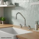 Ver imagem 2 de Torneira com Misturador de Cozinha para Mesa 3006 C 18 1/4V AA Uni Meber Metais Cromado