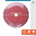 Ver imagem 2 de Jogo de 10 Disco de Lixa Abrasivo 4.1/2" Aço Inox Metal Alumínio Grão 80