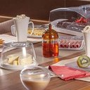 Ver imagem 2 de Pote para Mel 250cm Meleira em Plástico UZ com Tampa e Pegador Âmbar