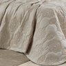 Cobre Leito Super King Bordado 100% Algodão Percal 200 Fios - Bristol 3 Peças Bege - 2
