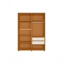 Ver imagem 4 de Guarda Roupa Infantil Vittoria 4 Portas 2 Gavetas MDP Fosco Off White 150cm