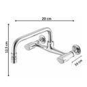 Ver imagem 3 de Misturador para Cozinha de Parede 3003 Concept Meber Cromado