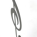 Ver imagem 4 de Quadro Nota Musical Clave De Sol - Aço e suporte madeira Teca