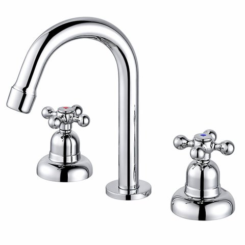 Torneira com Misturador para Banheiro de Mesa 1877 C 21 Cromado Meber Metais