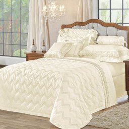 Kit Cobre Leito Queen Bordado Percal 200 Fios 10 Peças Regence - Palha - Palha - 1 Kit Cobre Leito Queen Bordado Percal 200 Fios 10 Peças Regence - Palha - Palha - 1