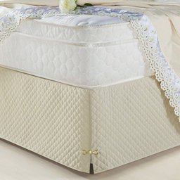 Saia para Cama Box Casal Padrão Veneza Palha - 3
