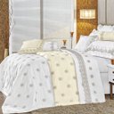 Ver imagem 1 de Cobre Leito Queen Bordado Percal 200 Fios Fascínio 3 Peças - Branco - BRANCO