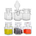 Ver imagem 4 de Porta Tempero Giratório em Inox com Potes Herméticos 7 Peças - Casambiente