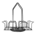 Ver imagem 3 de Porta Tempero Giratório em Inox com Potes Herméticos 7 Peças - Casambiente