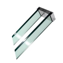 Puxador vidro duplo Pegazus 100 cm auto brilho verde - 4