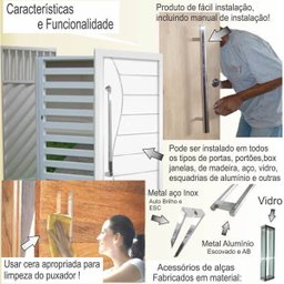 Puxador vidro duplo Pegazus 100 cm auto brilho verde - 3