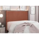 Ver imagem 4 de Cabeceira Cama Box Solteiro 90 Cm Arizona Veludo S04 - D'Rossi Cor Cobre