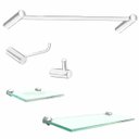 Ver imagem 1 de Acessórios de banheiro 1 Kit Luxo Slim 5 peças - Verde