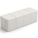 Ver imagem 4 de Kit Cabeceira Cama Box Casal 140cm com Calçadeira Roma W01 Linho Champagne - Lyam