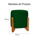 Ver imagem 5 de Poltrona Balanço c/ Puff Melinda Suede Verde