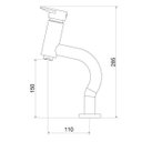 Ver imagem 2 de Torneira Monocomando para Banheiro de Mesa 2876 C 47