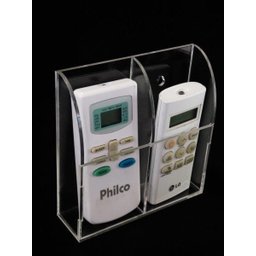 Porta Controle Remoto Acrilico Tv, Ar-Condicionado para 2 controle - 2