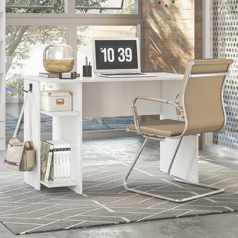 Mesa P/ Escritório 3875 Qmovi Branco