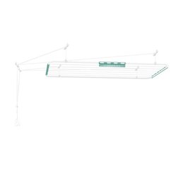 Varal para teto Mônaco de aço 120x56cm branco Secalux - 1