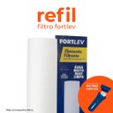 Ver imagem 2 de Refil do Filtro para Caixa D'água ou Cavalete 9.3/4" 25 Micras Branco Fortlev