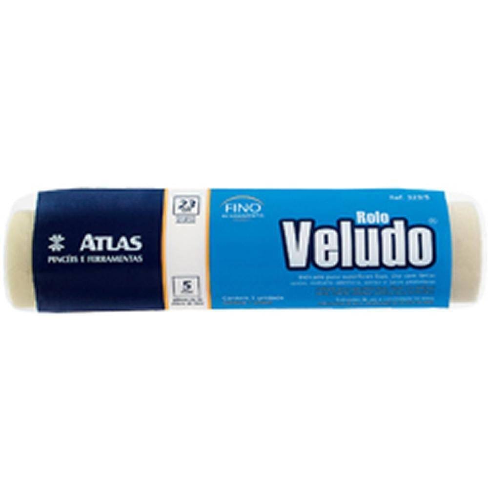 Rolo de Veludo 100% Lã Natural 23cm Atlas 329/5 - 2