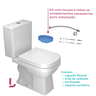 Kit Quadra Bacia+Caixa Acoplada+Assento KP210 GE17  Deca - 3