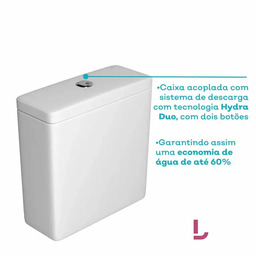 Kit Quadra Bacia+Caixa Acoplada+Assento KP210 GE17  Deca - 8