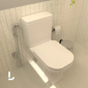 Ver imagem 4 de Kit Quadra Bacia+Caixa Acoplada+Assento KP210 GE17 Deca