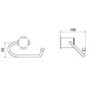 Ver imagem 2 de Papeleira para Banheiro Meber 101 C 40