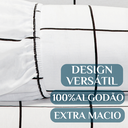 Ver imagem 3 de Lencol Queen Size Elastico Aisha 100% Algodão Extra Macio Atual:branco